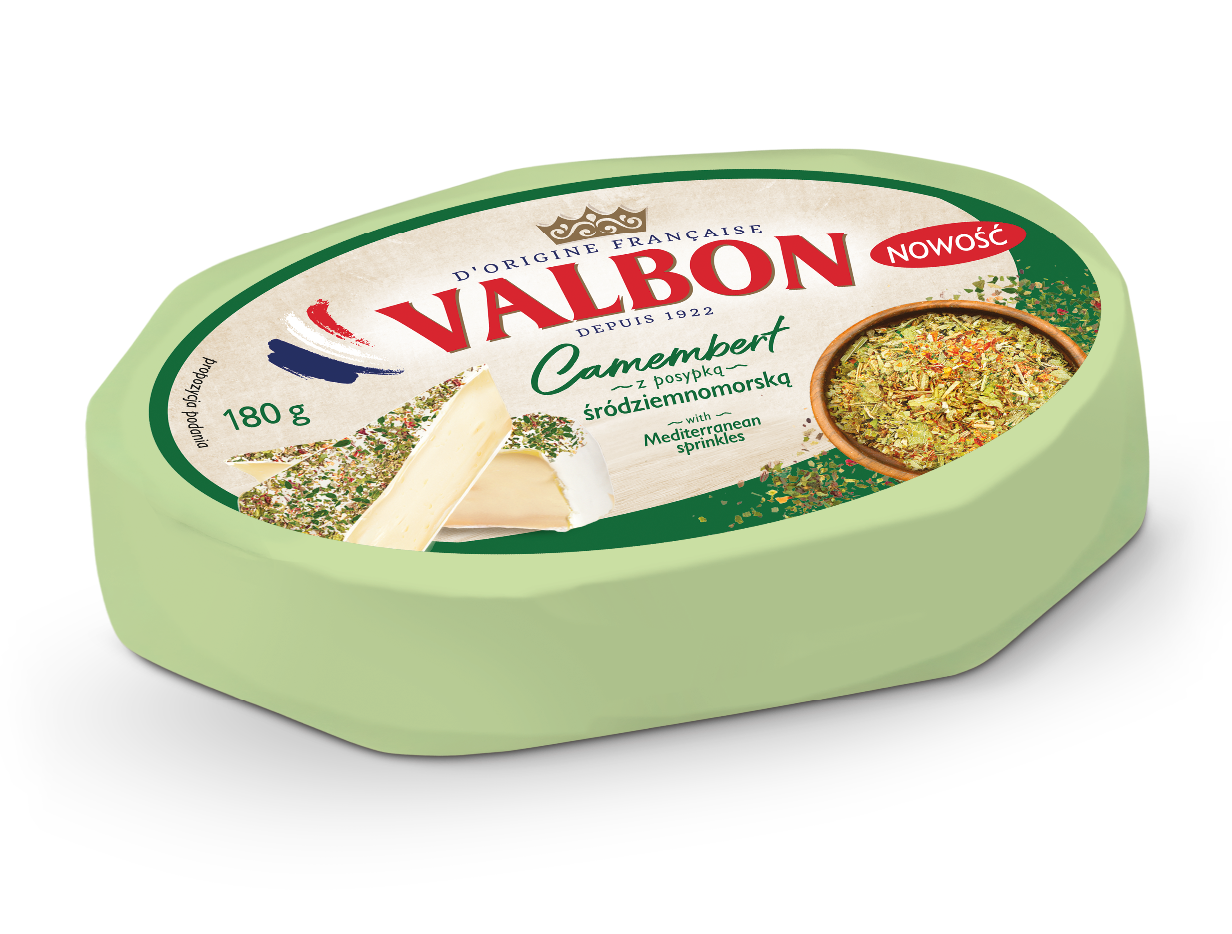 Ser Valbon Camembert z posypką śródziemnomorską